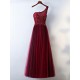 A-Line One-Shoulder Tulle Long Prom Evening Formal Dresses 3021574 A-Line One-Shoulder Tulle Long Prom Evening Formal Dresses 3021574