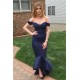 Mermaid Off-the-Shoulder Long Navy Blue Bridesmaid Prom Evening Formal Dresses 3020174 Mermaid Off-the-Shoulder Long Navy Blue Bridesmaid Prom Evening Formal Dresses 3020174