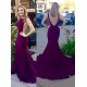 Purple Low V-Back Mermaid Long Prom Evening Formal Dresses 3020179 Purple Low V-Back Mermaid Long Prom Evening Formal Dresses 3020179