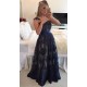 Elegant Beaded Lace Appliques Long Prom Dresses Evening Gowns 3020217