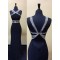 Sheath/Column Beaded Long Prom Dresses Evening Gowns 3020233