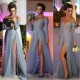 Grey Lace Long Sleeves Off-the-Shoulder Split Long Prom Dresses Evening Gowns 3020235 Grey Lace Long Sleeves Off-the-Shoulder Split Long Prom Dresses Evening Gowns 3020235