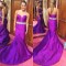 Mermaid Sweetheart Long Purple Prom Dresses Evening Gowns 3020237