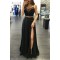 Sexy Black Two Pieces Prom Dresses Party Evening Gowns 3020253