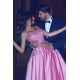 Ball Gown Lace Long Pink Prom Dresses Party Evening Gowns 3020260