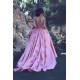 Ball Gown Lace Long Pink Prom Dresses Party Evening Gowns 3020260