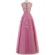 A-Line Illusion Neckline Lace Long Prom Dresses Party Evening Gowns 3020287 A-Line Illusion Neckline Lace Long Prom Dresses Party Evening Gowns 3020287