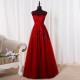 A-Line Illusion Neckline Lace Long Prom Dresses Party Evening Gowns 3020287 A-Line Illusion Neckline Lace Long Prom Dresses Party Evening Gowns 3020287