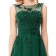 A-Line Illusion Neckline Lace Chiffon Prom Dresses Party Evening Gowns 3020294 A-Line Illusion Neckline Lace Chiffon Prom Dresses Party Evening Gowns 3020294