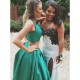 A-Line Two Pieces Green Prom Dresses Party Evening Gowns 3020295