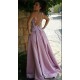 A-Line Illusion Neckline Lace and Satin Long Prom Dresses Party Evening Gowns 3020310 A-Line Illusion Neckline Lace and Satin Long Prom Dresses Party Evening Gowns 3020310