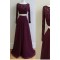 Two Pieces Long Sleeves Lace Chiffon Prom Dresses Party Evening Gowns 3020324