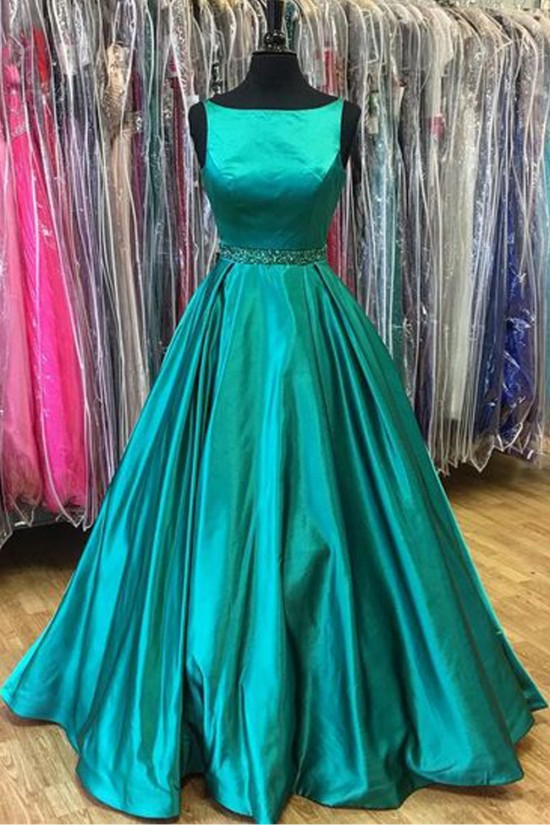A-Line Long Green Beaded Long Prom Dresses Party Evening Gowns 3020342 A-Line Long Green Beaded Long Prom Dresses Party Evening Gowns 3020342