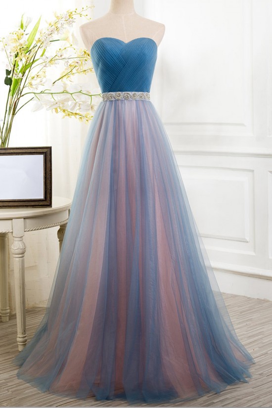A-Line Tulle Long Prom Dresses Party Evening Gowns 3020356 A-Line Tulle Long Prom Dresses Party Evening Gowns 3020356