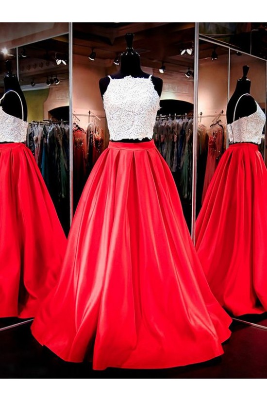 Spaghetti Straps Two Pieces Prom Dresses Party Evening Gowns 3020358 Spaghetti Straps Two Pieces Prom Dresses Party Evening Gowns 3020358