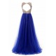 A-Line Long Blue Beaded Sequins Tulle Prom Dresses Party Evening Gowns 3020381 A-Line Long Blue Beaded Sequins Tulle Prom Dresses Party Evening Gowns 3020381