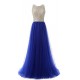 A-Line Long Blue Beaded Sequins Tulle Prom Dresses Party Evening Gowns 3020381 A-Line Long Blue Beaded Sequins Tulle Prom Dresses Party Evening Gowns 3020381