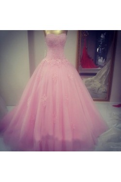 Gorgeous Pink Halter Neck Deep V-neck Pearl Sequined Long Prom Dress Evening Dress cc5061