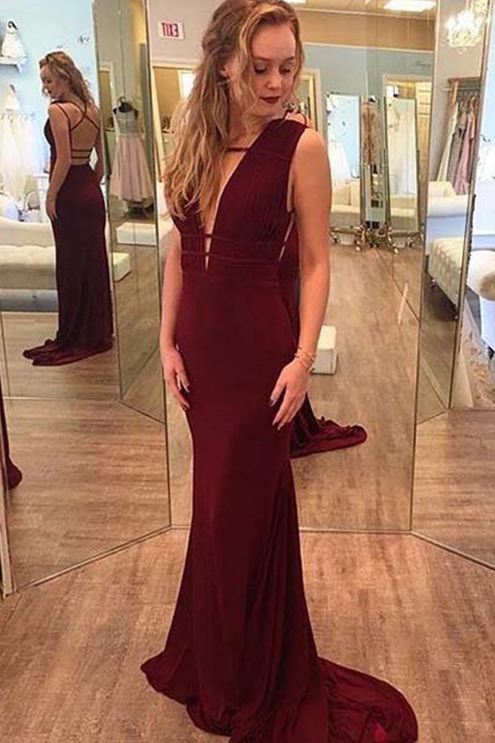 Sexy Long Burgundy Chiffon Prom Dresses Party Evening Gowns 3020412 Sexy Long Burgundy Chiffon Prom Dresses Party Evening Gowns 3020412