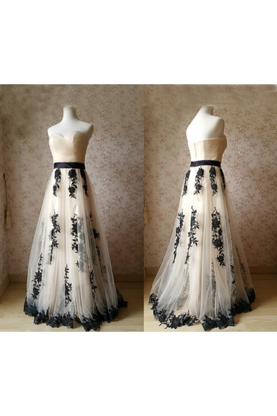 A-Line Sweetheart Lace Tulle Long Prom Dresses Party Evening Gowns 3020441 A-Line Sweetheart Lace Tulle Long Prom Dresses Party Evening Gowns 3020441