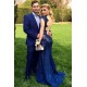 Long Blue Mermaid Lace Open Back Prom Dresses Party Evening Gowns 3020473 Long Blue Mermaid Lace Open Back Prom Dresses Party Evening Gowns 3020473