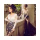 Sexy Mermaid Long Sleeves Black White Lace Prom Dresses Party Evening Gowns 3020484 Sexy Mermaid Long Sleeves Black White Lace Prom Dresses Party Evening Gowns 3020484