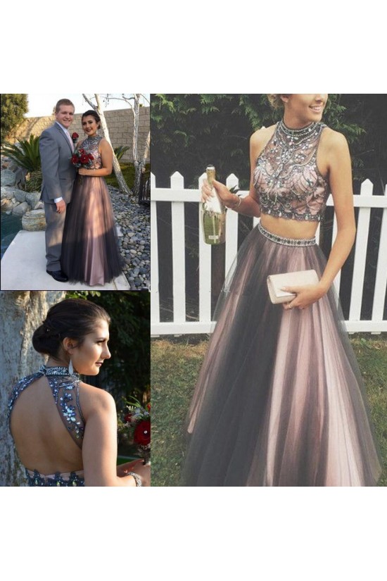 Beaded Two Pieces Prom Dresses Party Evening Gowns 3020485 Beaded Two Pieces Prom Dresses Party Evening Gowns 3020485
