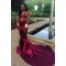 Sexy Long Sleeves Lace Mermaid Prom Dresses Party Evening Gowns 3020499
