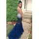 Mermaid Beaded Long Blue Prom Dresses Party Evening Gowns 3020513 Mermaid Beaded Long Blue Prom Dresses Party Evening Gowns 3020513