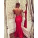 Mermaid Long Red Lace Prom Dresses Party Evening Gowns 3020515 Mermaid Long Red Lace Prom Dresses Party Evening Gowns 3020515