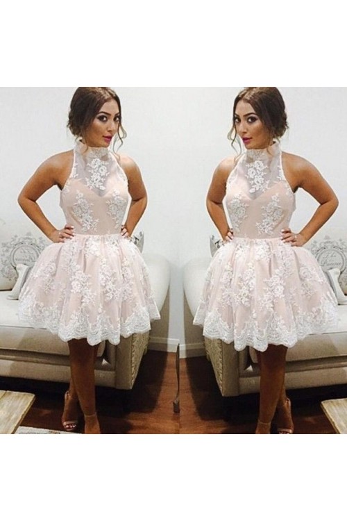 Two Piece Lace Evening Dress Party Long Dress