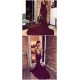 Mermaid Low V-Neck Burgundy Long Prom Dresses 3020555 Mermaid Low V-Neck Burgundy Long Prom Dresses 3020555