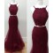 Mermaid Two Pieces Lace Long Prom Evening Dresses 3020575