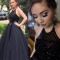 Long Black Beaded Halter Prom Evening Party Dresses 3020610
