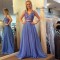 Beaded Two Pieces Long Prom Evening Party Dresses 3020615