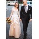 Long Sleeves V-Neck Lace Appliques Prom Evening Party Dresses 3020624