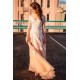 Long Sleeves V-Neck Lace Appliques Prom Evening Party Dresses 3020624