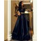 Two Pieces Long Sleeves Lace Prom Evening Party Dresses 3020627