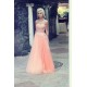 A-Line Beaded Lace Appliques Long Prom Evening Party Dresses 3020641