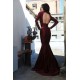 Mermaid Long Sleeves Prom Evening Party Dresses 3020670