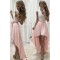 High Low Lace White Pink Prom Evening Party homecoming Graduation Dresses 3020691