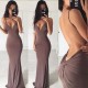 Sexy Backless Mermaid V-Neck Long Prom Evening Party Dresses 3020694 Sexy Backless Mermaid V-Neck Long Prom Evening Party Dresses 3020694