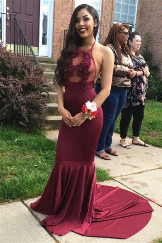 Sexy Mermaid Halter Long Prom Evening Party Dresses 3020697 Sexy Mermaid Halter Long Prom Evening Party Dresses 3020697