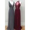 Sheath Lace Appliques Chiffon Long Prom Evening Party Dresses 3020700