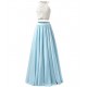Two Pieces Lace White Blue Long Prom Evening Formal Dresses 3020731 Two Pieces Lace White Blue Long Prom Evening Formal Dresses 3020731
