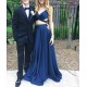 Two Pieces Long Blue Prom Dresses Party Evening Gowns 3020744 Two Pieces Long Blue Prom Dresses Party Evening Gowns 3020744