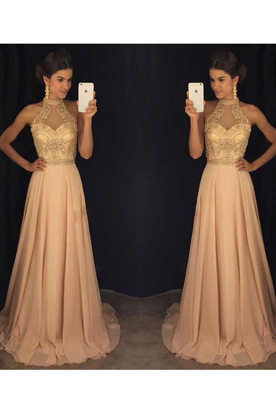 Beaded Long Chiffon Prom Dresses Party Evening Gowns 3020749 Beaded Long Chiffon Prom Dresses Party Evening Gowns 3020749