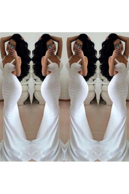 Mermaid Long White Prom Formal Evening Party Dresses 3020768 Mermaid Long White Prom Formal Evening Party Dresses 3020768