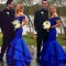Mermaid Long Blue Off-the-Shoulder Prom Formal Evening Party Dresses 3020773