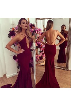 Sexy Backless Mermaid Long Prom Formal Evening Party Dresses 3020774